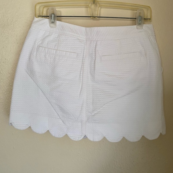 Lilly Pulitzer Sz 4 White Collette Skort - Picture 2 of 8